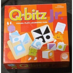 Award Winning Q-bitz Jr. Block Game | 5+ | 2-4 Players | 15 Minutes Playing Time